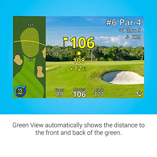 Golf GPS Laser Range Finder with 2-D Course Maps & Pin Accuracy