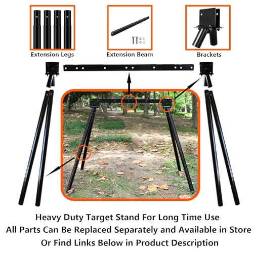 Highwild A- Target Stand for AR500 Steel Shooting Targets - Outdoor Range Equipment