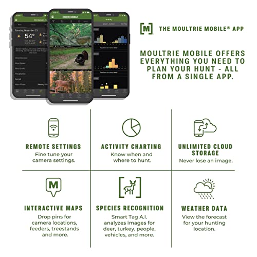 Moultrie Edge Cellular Trail Camera 33MP with Built-in Cloud Storage