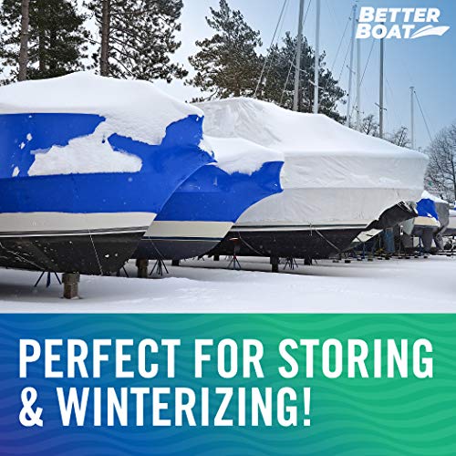 Better Boat 2 Pack Boat Cover Support Poles - Adjustable, Twist Lock, Snap & Mushroom Tops