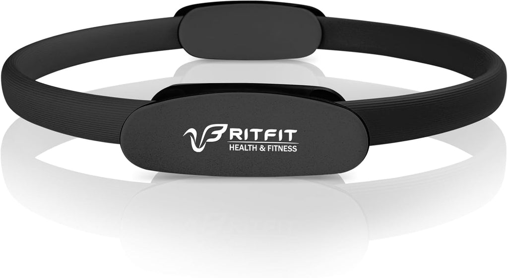 RitFit Pilates Ring Circle - 14-Inch Fitness Circle for Toning Thighs | Bonus Workout Guide Included