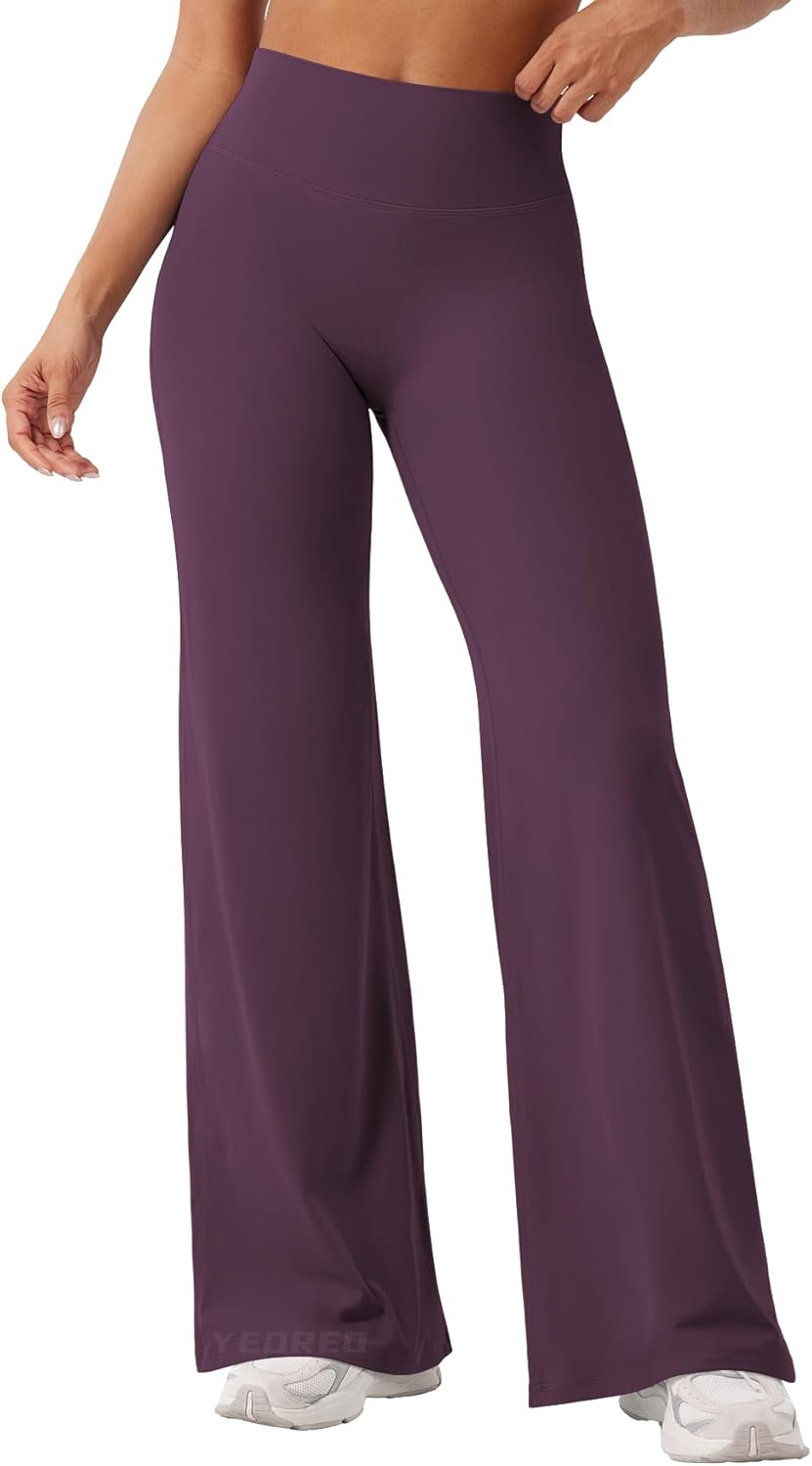 YEOREO Women's High Waist Workout Leggings - No Front Seam, Buttery Soft Yoga Pants | Multiple Sizes Available