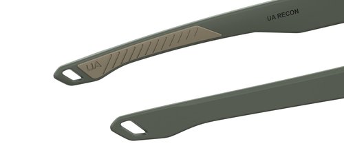 UA Recon Square Sunglasses, Baroque Green Frame w/ Polarized Brown HC Lenses (1374558)