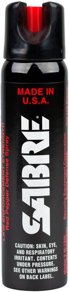 SABRE Magnum 120 Defense Spray - 3-In-1 Triple Protection Formula | 35 Bursts, 12-Foot Range, 92.4g Canister