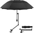 Patio Umbrellas | UPF 50+ 360° Adjustable Shade Umbrella - Versatile Beach & Outdoor Use