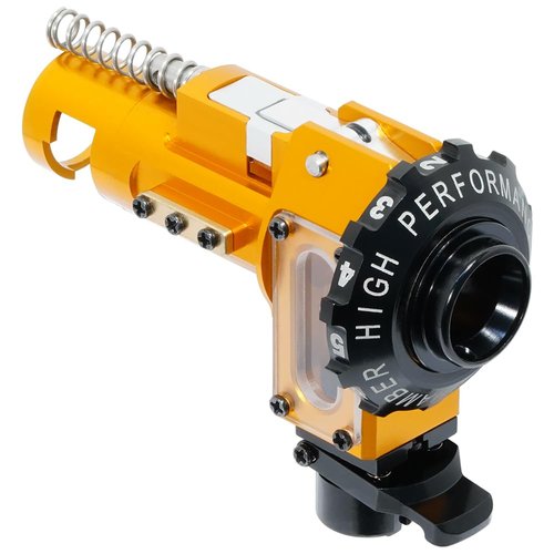 Clover Airsoft-MAXX M4E Hop-Up Chamber for M4, Aluminum, Compatible with Standard AEG Buckings!