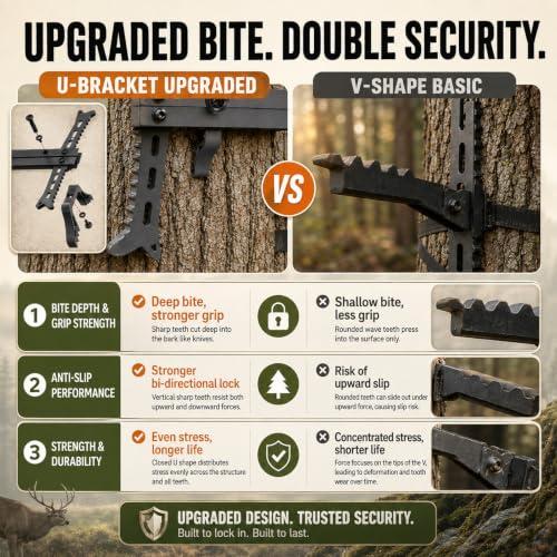 FUNHORUN 4 Pack 20-Inch Climbing Sticks with Bonus Aider for Hunting & Tree Stand Setup