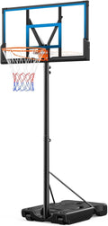 46" Portable Basketball Hoop by [Brand Name] - Adjustable Goal with Solid Steel Rim & Extra-Large Base for All Ages