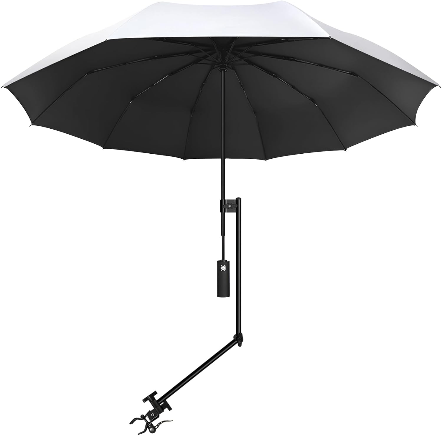 Skiennix UPF 50+ Beach Umbrella - Adjustable Universal Clamp for Ultimate Sun Protection