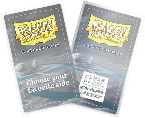 Dragon Shield Board Game Sleeves - Non-Glare Card Protectors for Tabletop Games | Durable & Acid-Free | Fits Gloomhaven, Wingspan & More | 1 Pack