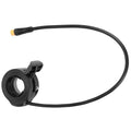 HilBeliFU 130X Electric Scooter Throttle Replacement, 3.14x5.1in Plastic Thumb Throttle Adapter, Right and Left Universal E Bike Throttle for Converting Electric Bicycle
