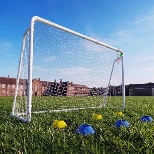 Gadewey 8x6 FT Backyard Soccer Goal - Rust-Proof Reinforced Metal Frame