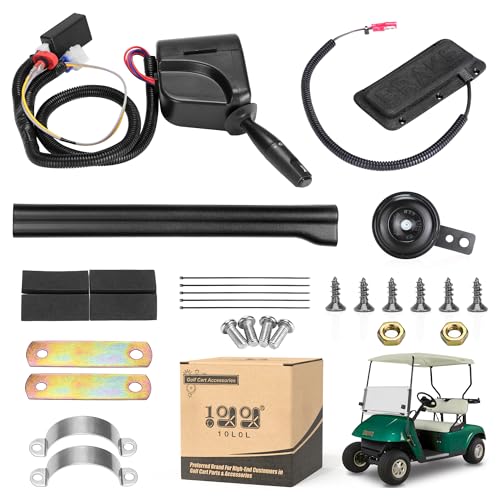 12V Golf Cart Turn Signal Kit with Horn & Brake Light for Yamaha, EZGO, Club Car