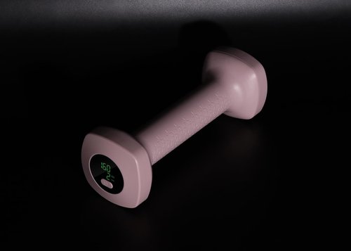 MOOSEC Smart Electronic Dumbbell with Counting and Timing，Dumbbells with Anti-Slip Material，Dumbbells Hand Weights Fitness Exercises for Home Gym Suitable Man/Women