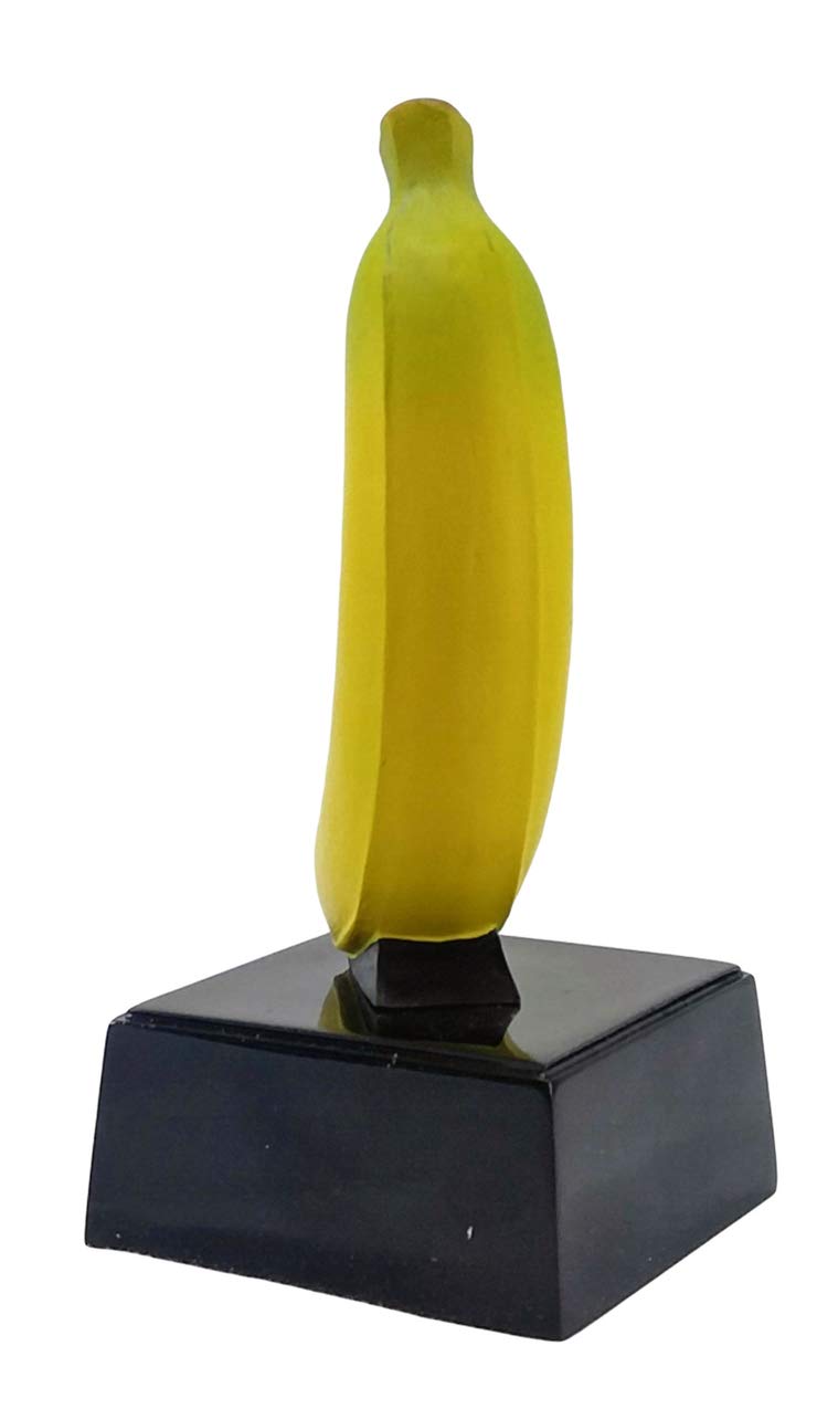 Decade Awards Banana Trophy – Celebrate the Top Banana Award – Great Engraved Recognition for Everyone - Custom Engraved Plate on Request (7 Inch)