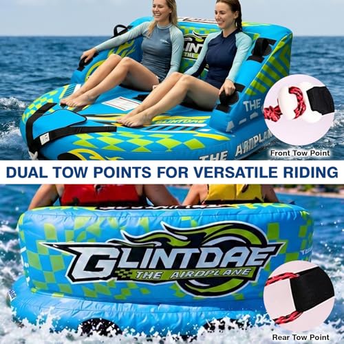 Heavy Duty Towable Tube for Boating - 2 Person Sofa Style Water Toy