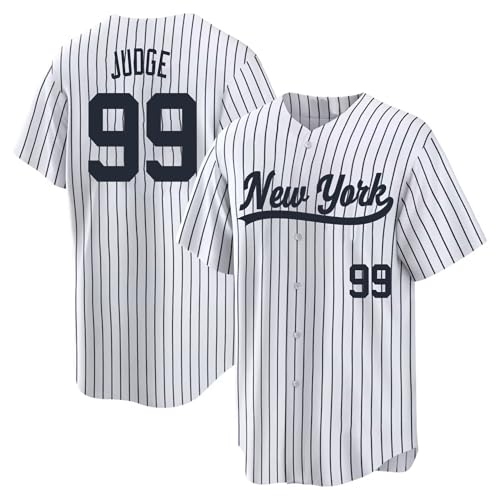 Men's Medium NYUONODAI Baseball Stitched T-Shirt - White, NY-1-99#