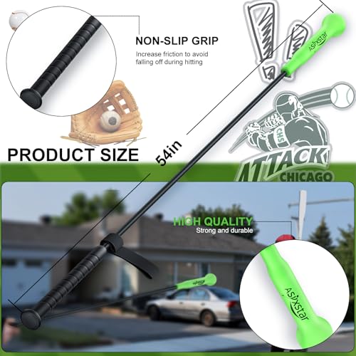 Baseball Swing Trainer - 54-Inch Batting Practice Equipment for Baseball & Softball