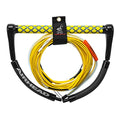 Airhead Dyneema Wakeboard Rope & Handle Set - Yellow, 75ft, No Stretch, 1700 lb Break Strength