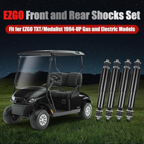 Golf Cart Shocks Front & Rear 4PCS for EZGO TXT Medalist Marathon 1994+