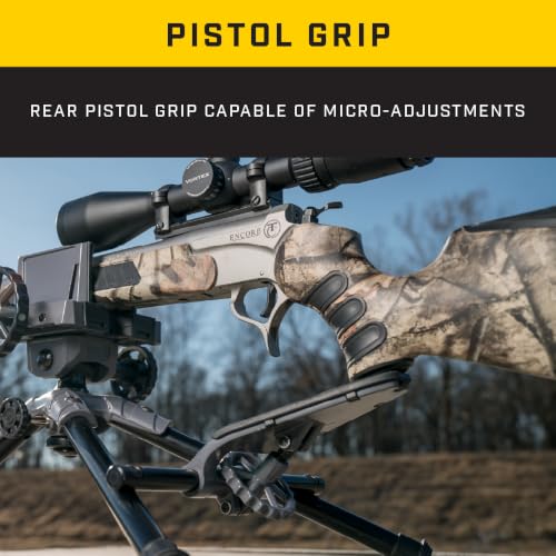 Caldwell Precision Shooting Rest with Adjustable Ambidextrous Swivel & Detachable Magazine Support - 1 Pack