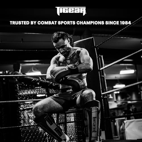 Tigear Prime 2.0 Shin Guards - MMA, Muay Thai & Kickboxing, Small-Medium