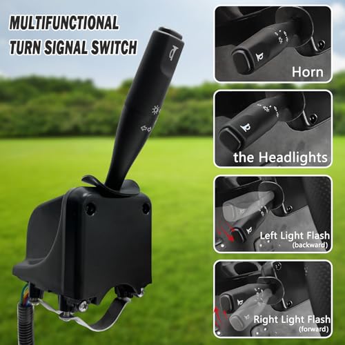 Golf Cart Turn Signal Kit for Club Car Precedent & Tempo 12V Wiring Harness with Horn & Brake Light Switch