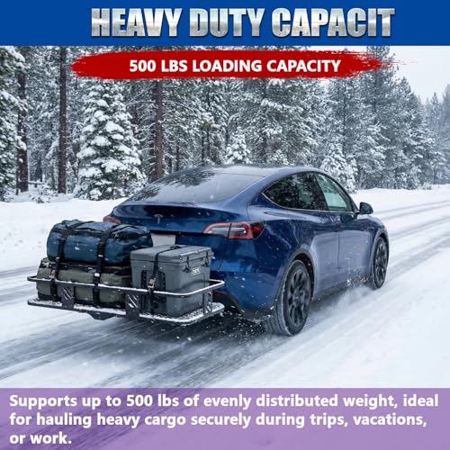 56x24x7 Inch Foldable Hitch Cargo Carrier for 2-Inch Receiver, 500 lbs Capacity - Variation of THIS listing