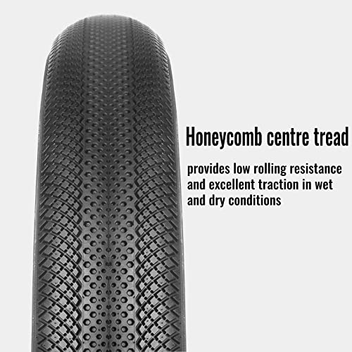 20x4.0 Inch Fat Tire Replacement Set for E-Bikes - 2 Tires + 2 Tubes & Levers