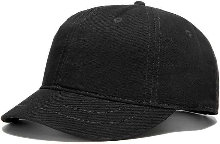 Skiennix Short Brim Baseball Cap - Adjustable Cotton Dad Hat for Outdoor Sports | Unisex Design