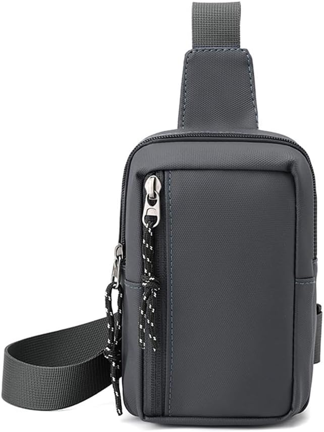 Skiennix Mini Sling Bag - Waterproof Crossbody Backpack for Hiking & Travel | Grey Color