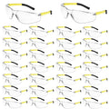 Bulk Safety Glasses for Men – ANSI Z87.1 Protective Eyewear, 30 Pairs – Clear/Gray Lenses, Salfboy