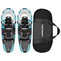 Lightweight Snowshoes for Adults with Double Ratchet Bindings - Ice Cap 21"