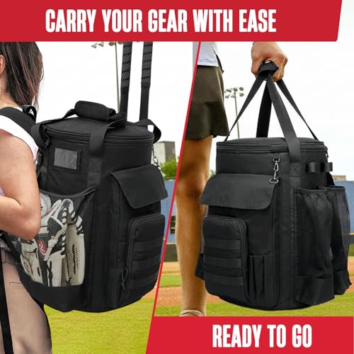 Baseball Bucket Bag for 6-Gallon Buckets - Bag with Black Variation