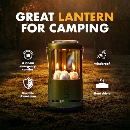 UCO Candlelier Candle Lantern Forest Edition for Camping & Emergency Light