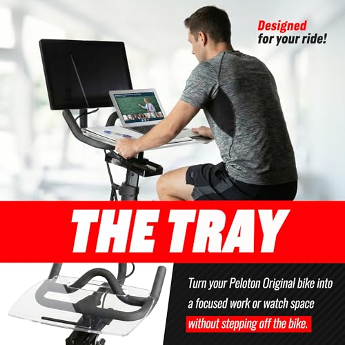 Peloton Bike Tray Acrylic Clear - Original Model, Ride & Workstation Accessory - Variations of THIS listing