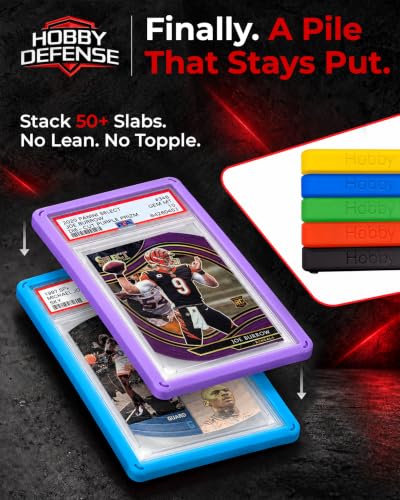 PSA Slab Guard 3-Pack - Red Slab Protector for Graded Cards, Fits PSA Case