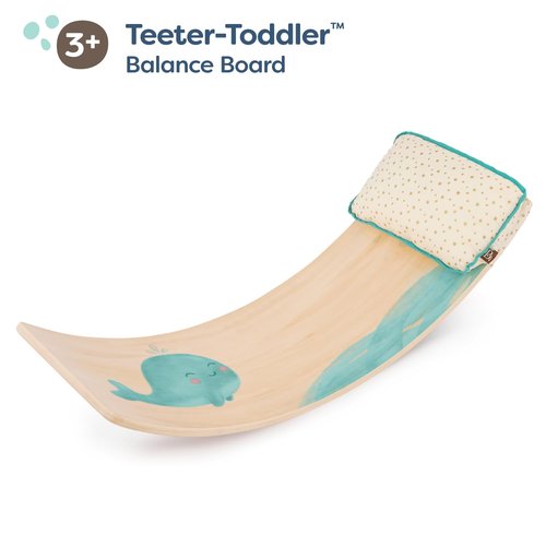B. toys – Teeter Toddler – Kids Wobble Balance Board & Chair – Furniture For Toddlers – Montessori – Inspired Design – Detachable Pillow – 3+ Years