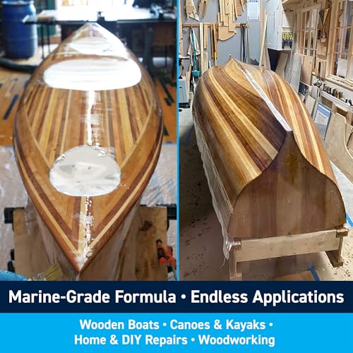 TotalBoat High Performance Clear Marine Epoxy Resin Kit 1.5 Quart Medium