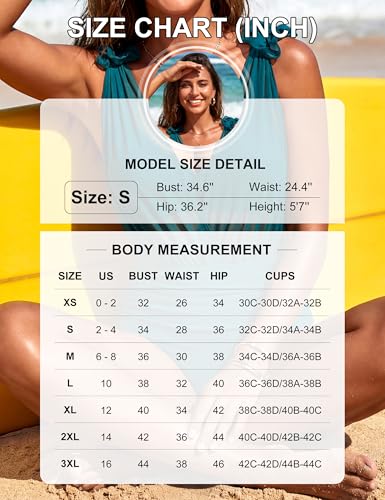 Women's High Waist Bikini Sets Tummy Control Swimsuit - Medium Black
