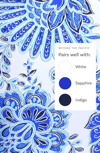 Women's Blue Pareo Wrap Beach Cover Up - One Size, Vibrant Swimwear Accessory