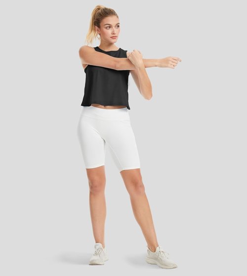 Liuetssroy Workout Tank Tops - Cropped Open Back Sleeveless Athletic Gym & Yoga Top for Women