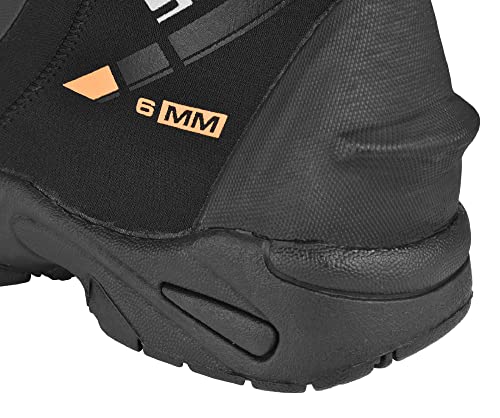 Large Neoprene Wetsuit Boots for Diving 6mm Side Zipper Waterproof