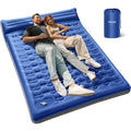 OGERY Double Inflatable Sleeping Pad for Camping, 6-Inch Extra Thick, Blue, Full Size