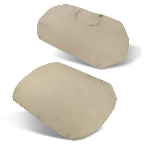 AUTOKAY Leather Seat Cover Front Beige for E-Z-Go TXT