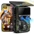WIMIDING 4K Dual-Lens WiFi Trail Camera with Night Vision & Solar Power