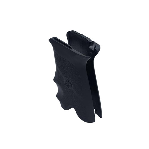 Hogue Rubber Wraparound Grip for Ruger P85, P89, P90, and P91 with Finger Grooves, Black - 85000