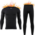 HEROBIKER Thermal Long Johns | Men's Fleece Lined Winter Underwear Set for Skiing & Hunting