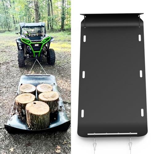 Bayattoo 110x47 Inch Heavy Duty Drag Sled for Hunting & Construction, 2500 lbs Capacity