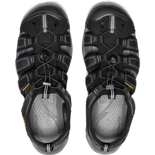 KEEN Men's Clearwater CNX Water & Hiking Sandals - Black Gargoyle, Size 10